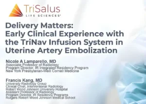 Thumbnail for the Uterine Artery Embolization Webinar: Early Clinical Experience with the TriNav Infusion System