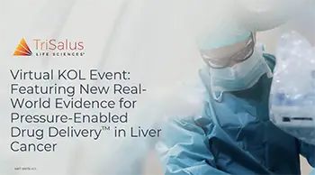 Thumbnail for the New Real-World Evidence for Pressure-Enabled Drug Delivery™ in Liver Cancer webinar.