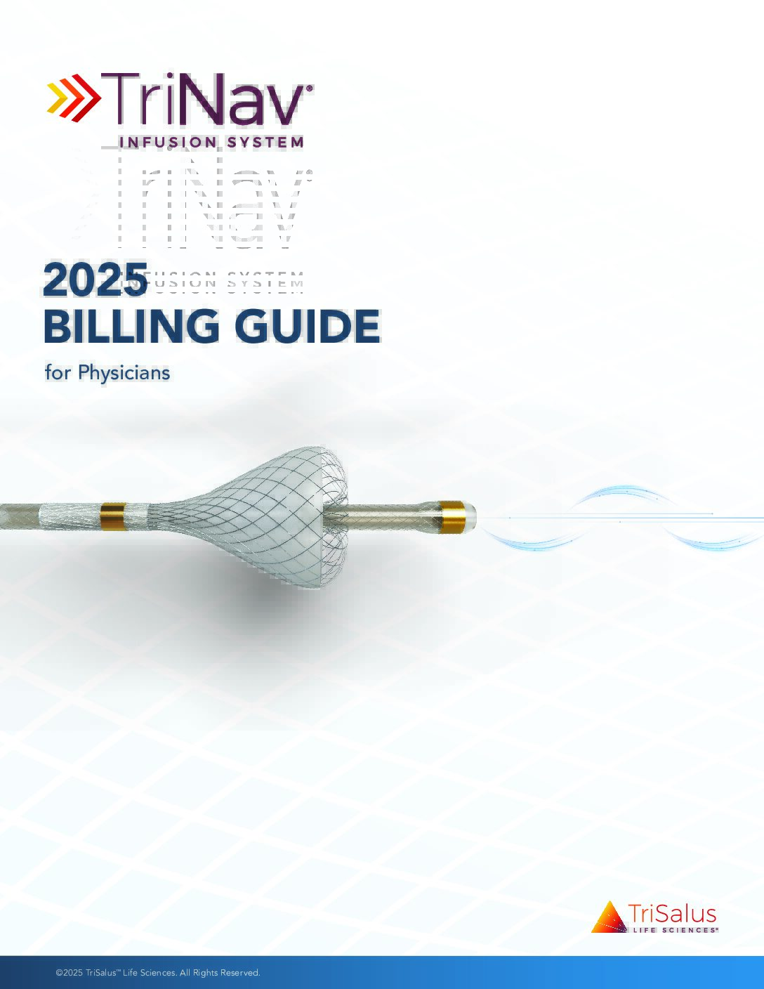 Image of the cover of the TriNav 2025 Billing Guide for Physicians.